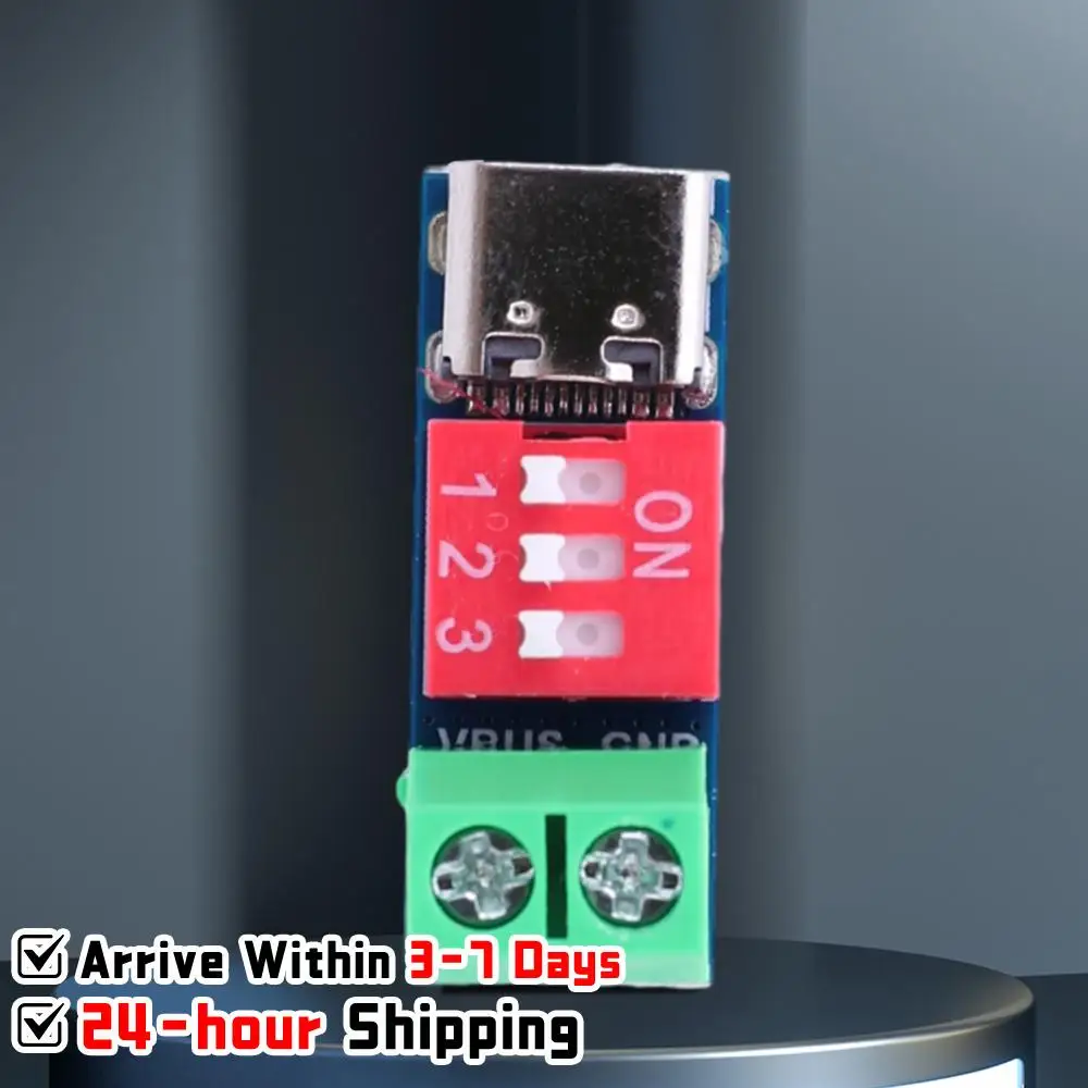 PD Trigger Board Module High Speed Charger Power Delivery Boost Module USB Type-C 100W Voltage Connetor Power Supply Accessories
