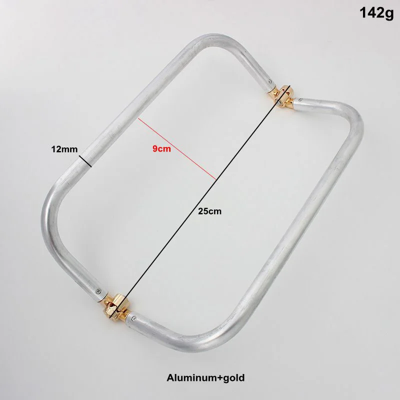 Purse frame aluminum metal tube clutch bag frame DIY Raffia handbag accessories parts