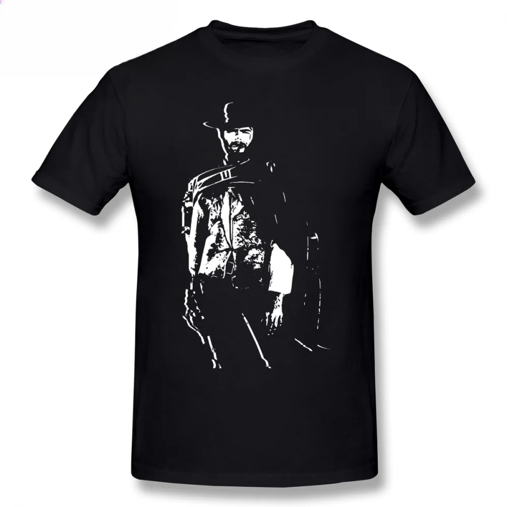 Mens Clint Eastwood T Shirts CLINT EASTWOOD T-Shirt Streetwear XXX Tee Shirt Funny Printed Mens Cotton Tshirt