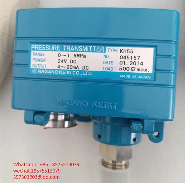 For NAGANO KEIKI KH55 045157 036827 010701 0～1.6Mpa 4-20mA Pressure Transducer Sensor