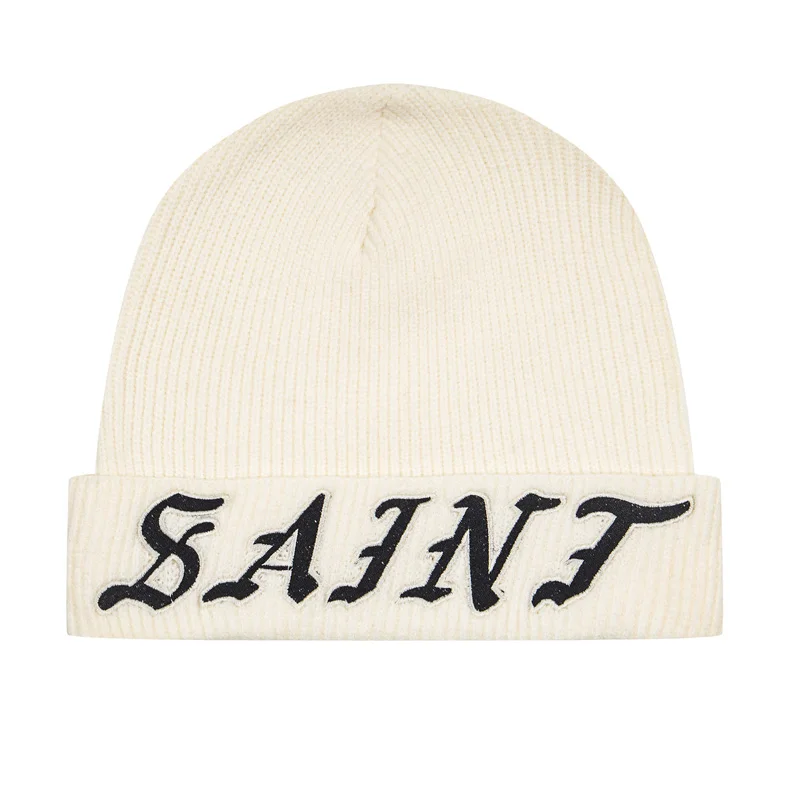 

Мужские и женские вязаные шапки Saint: множество стилей, обеспечивающие тепло, модные зимние шапки с надписями от Saint