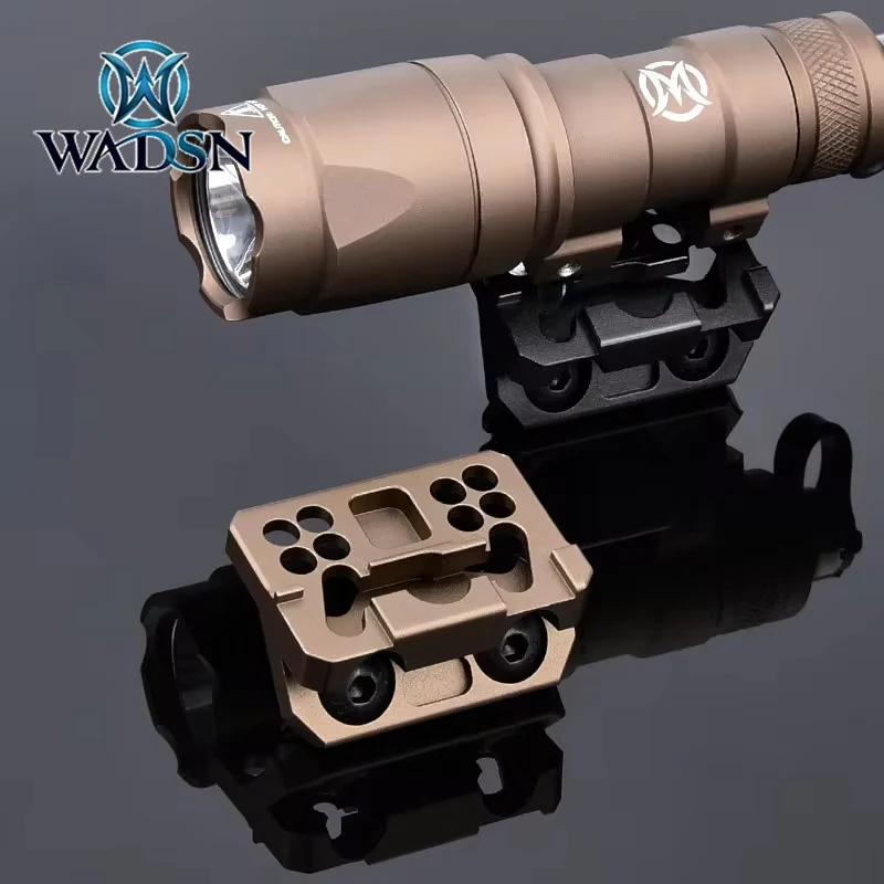 

WDASN M300/M600 Rein Series Flashlight Offset 45 Degree Mount Bracket Fit M-lok/Keymod System Tactical Light Lamp Base Accessory