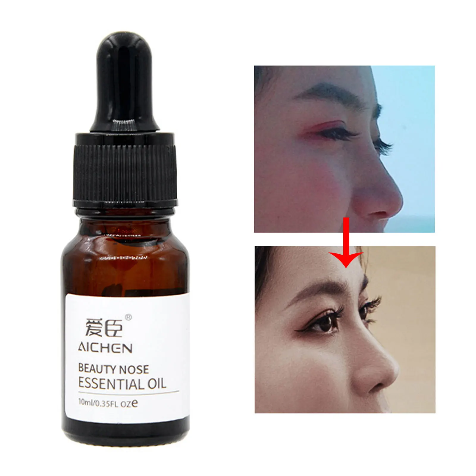 10ml Nose Up Heighten Rhinoplasty Oil Nose Up Whitening Cream Nasal Bone Remodeling Pure Natural Care Thin Smaller Nose Shapers