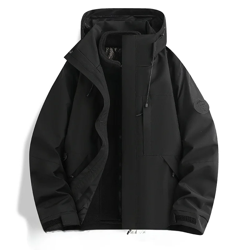 

Ветрозащитная куртка с капюшоном для активного отдыха, водонепроницаемая спортивная куртка для походов и кемпинга осенью и зимой