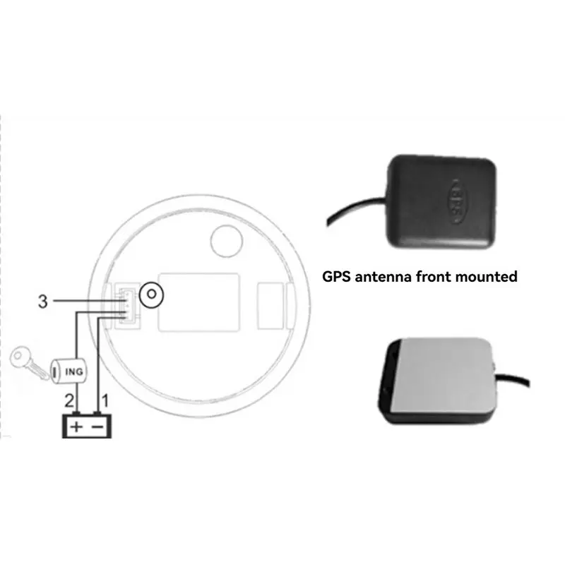 Reliable-85MM GPS Speedometer Gauge With GPS Antenna 0-200KM/H Speed Odometer For Marine Car Boat Yacht