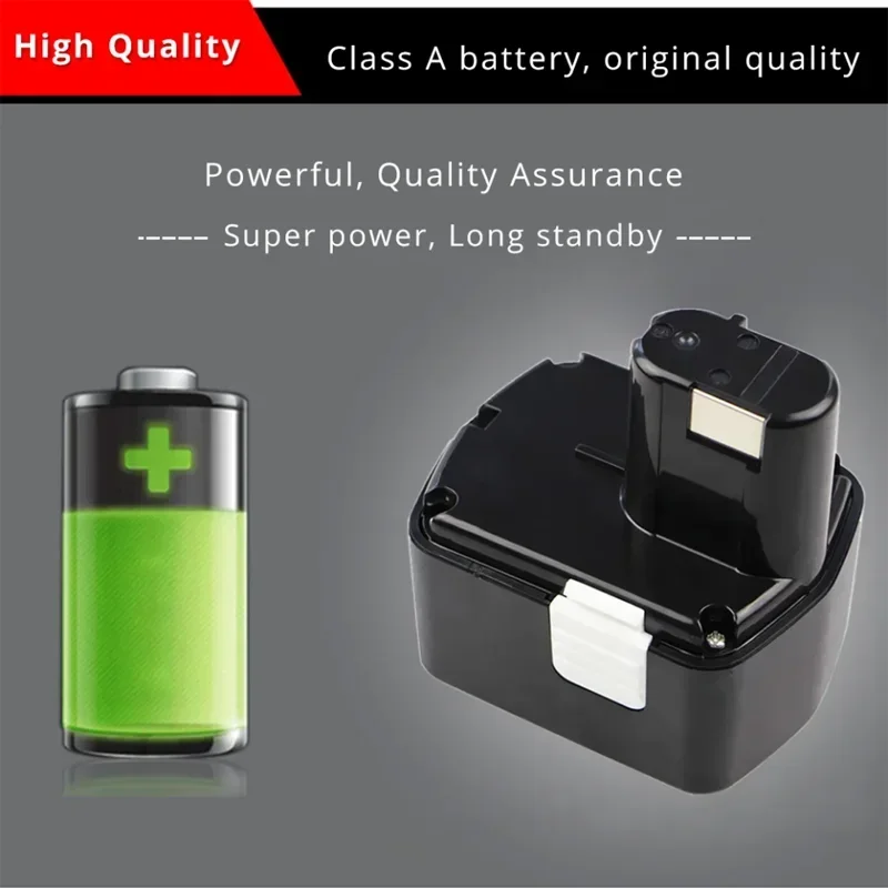 NI‑MH/NI‑CD 14.4V 3.8Ah Rechargeable Battery Pack Compatible With Hitachi Cordless Drill BCL1430 BCL1415 EB1414S