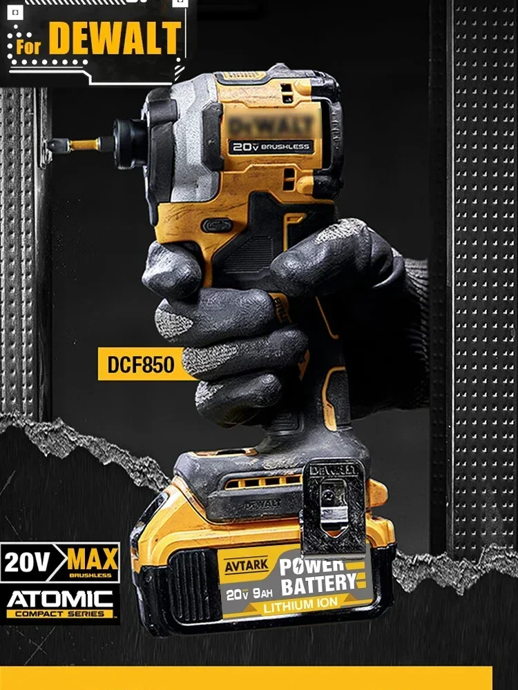 Nuevo para herramientas eléctricas dewalt, baterías recargables de litio de 12Ah DCB184 DCB182 DCB180 DCB181 DCB182 DCB201 para batería dewalt 20v