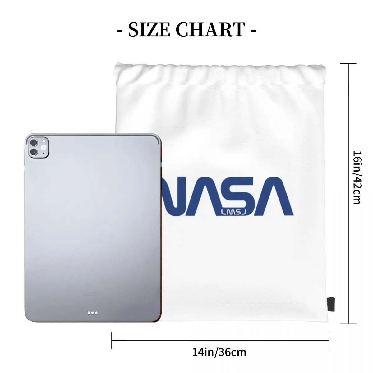 NASA Drawstring Bag Backpack men's bag school fashion drawstring backpack