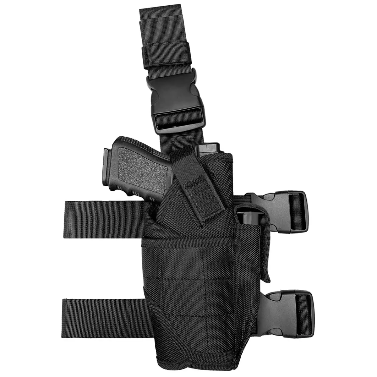 Drop Leg Holster OWB Gun Holster for Glock - Taurus - Sig Sauer - S&W - Ruger - Colt - Springfield Nonslip Dual-Strap Tactical image 2