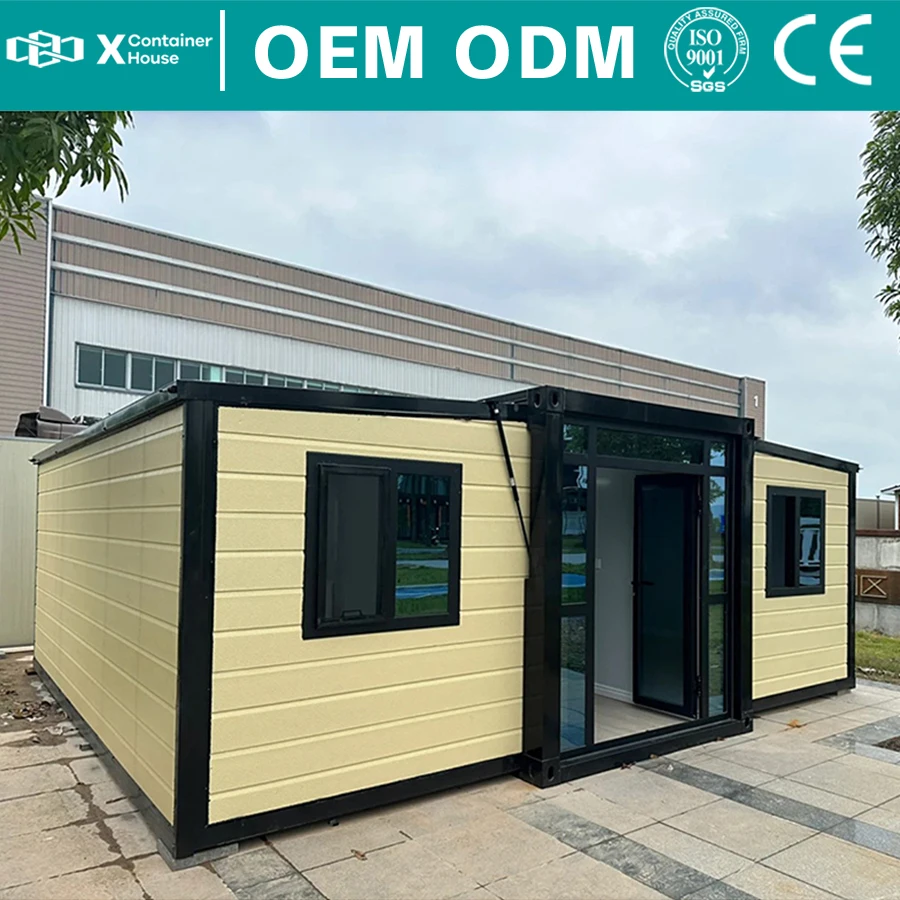 Expandable Shipping Container Homes Space Capsules Houses Ready to Live in 2 Bedroom 20ft Prefabricated Houses for Housing 40ft