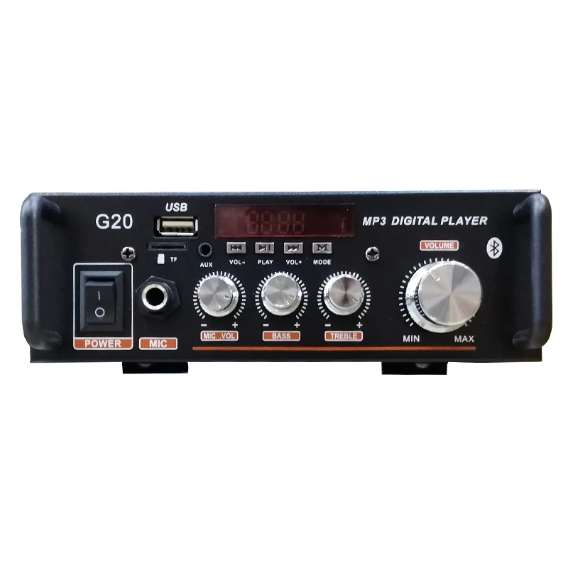 G20 Digital Home Amplifier 110V/220V Blue-tooth 5.0 HiFi Subwoofer Home Theater Sound System With Remote Control 2022