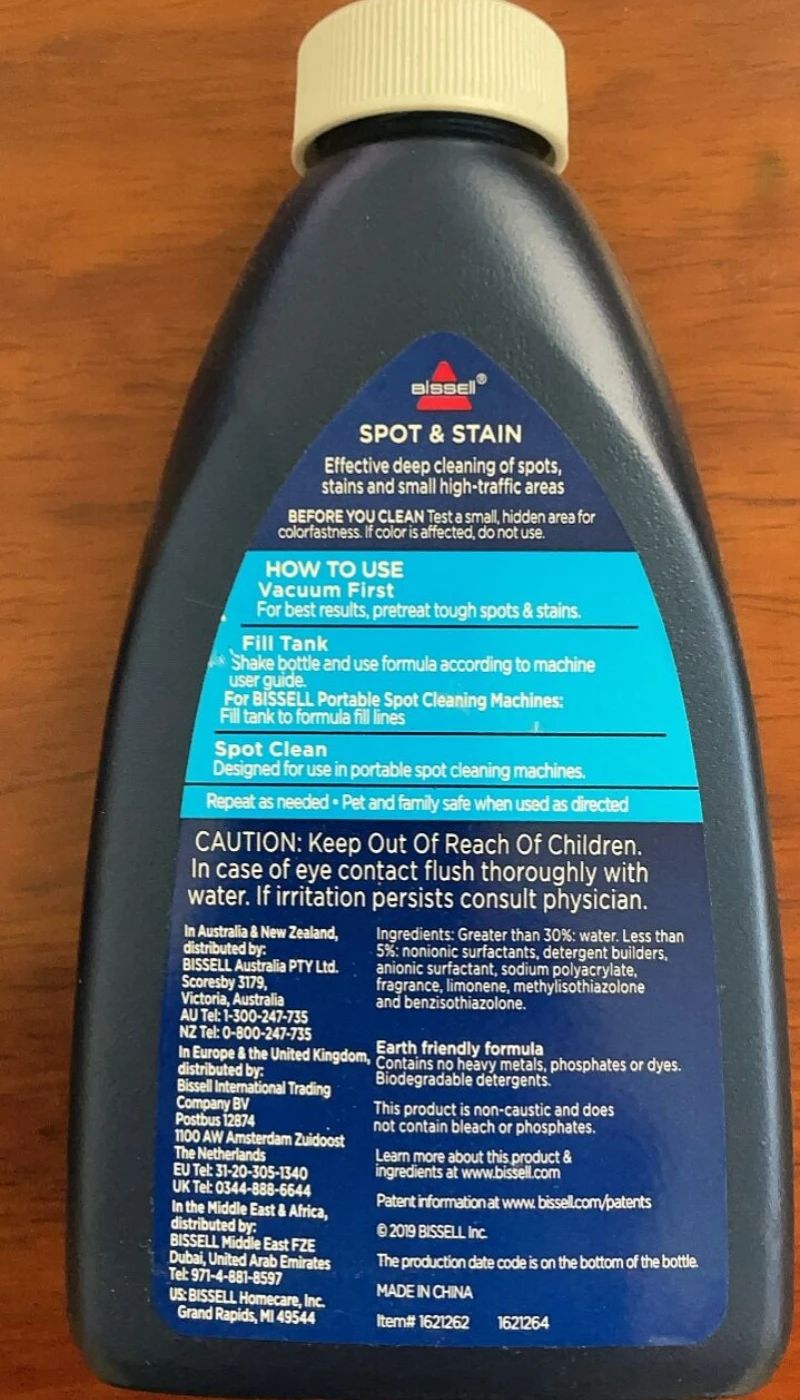 Original BISSELL Vacuum Cleaner Cleaning Solution LiquidFluid Floor Cleaning detergent