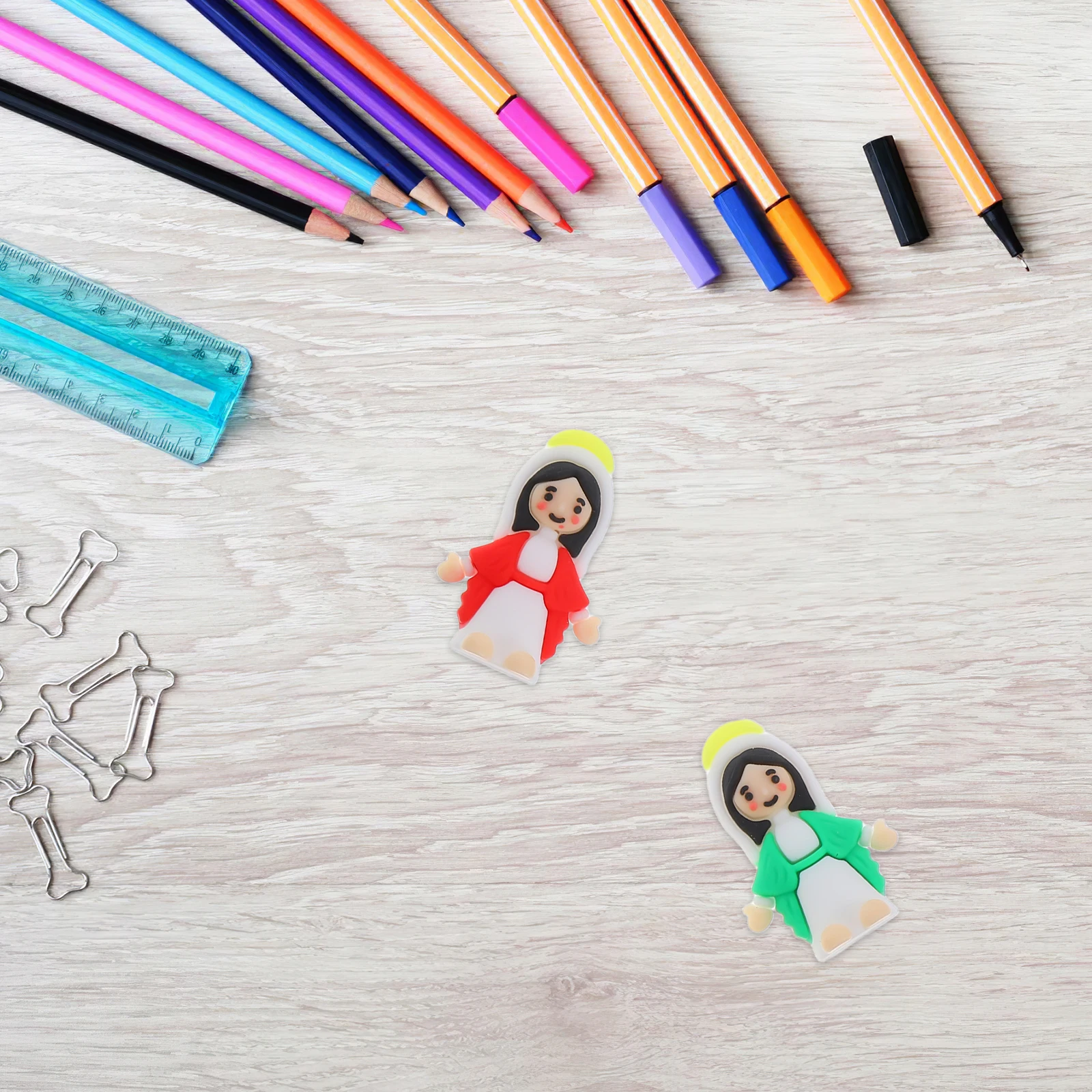 

25Pcs Sculpture Baptism Present Charming Desktop Tabletop Ornament Religious Home Decor Easter Egg Stuffers