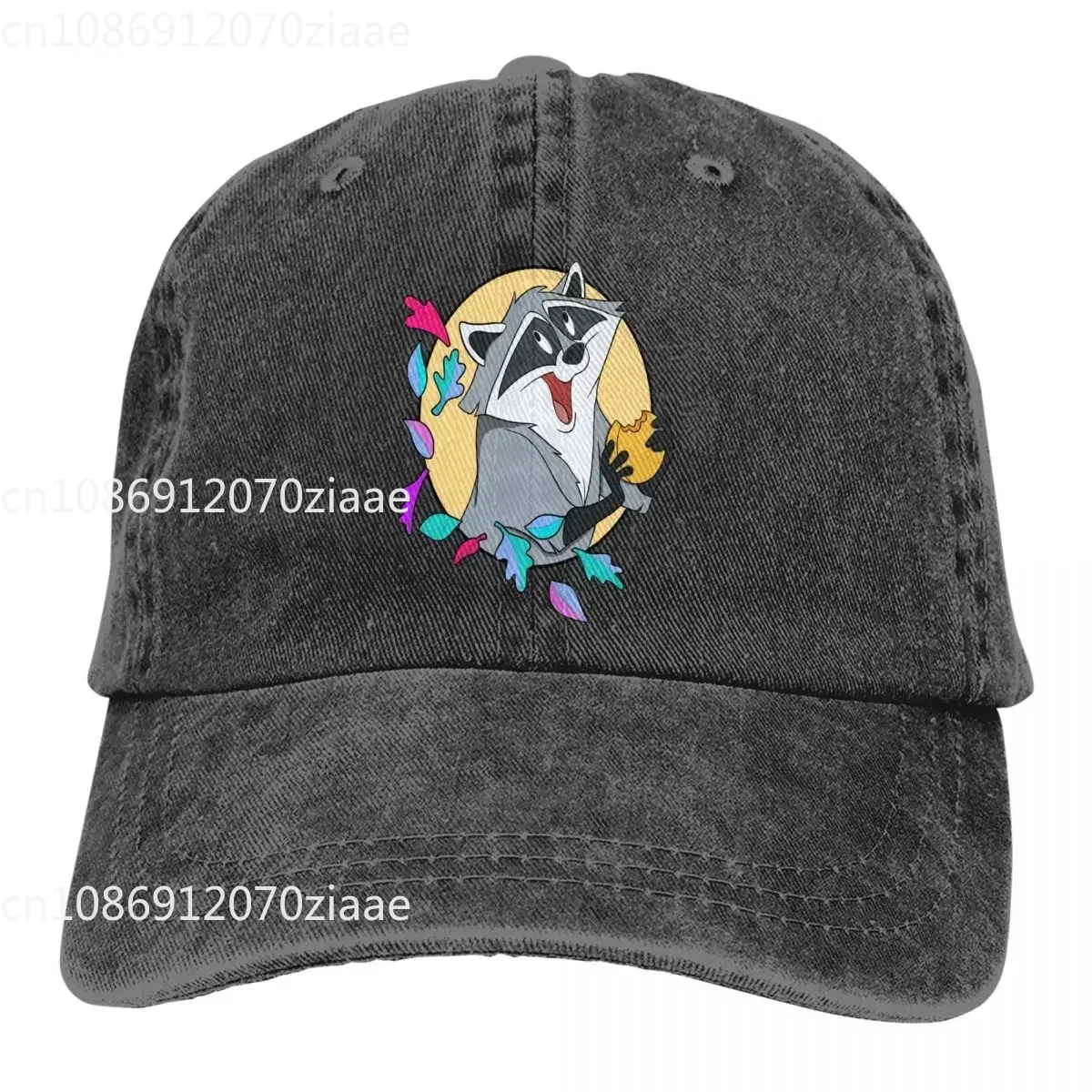 Summer Cap Sun Visor Meeko With Biscuit Hip Hop Caps Raccoon Mammal Cowboy Hat Peaked Hats