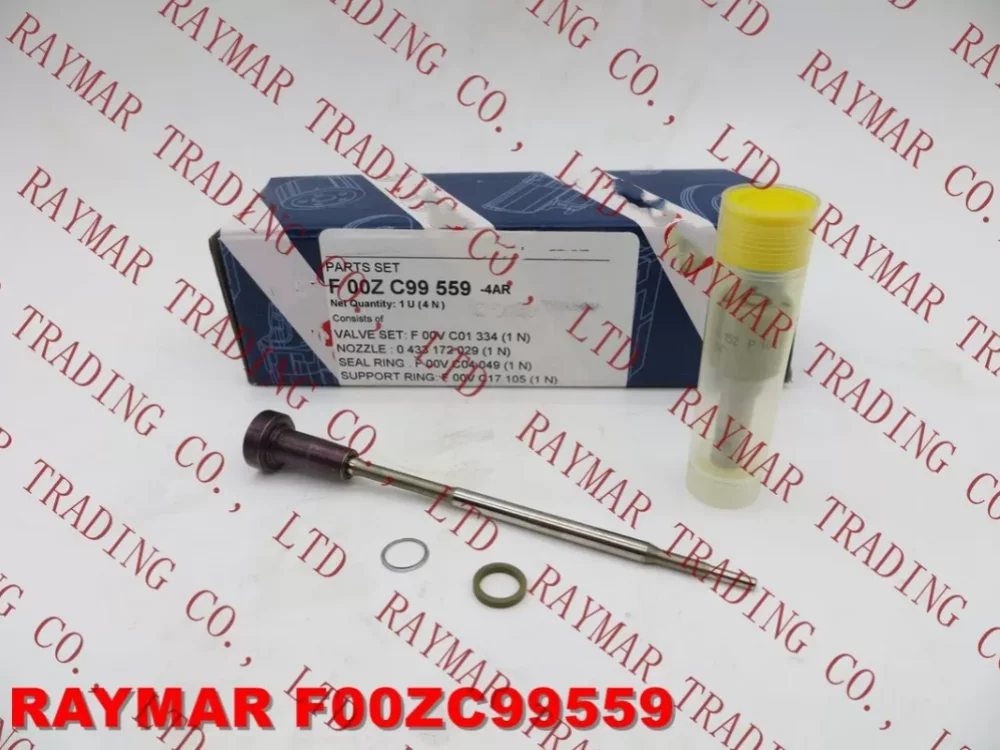 

Original New Diesel Fuel Injector Overhaul Kit F00ZC99559 for 0445110310, DLLA152P1681 + F00VC01334 + F00VC99002
