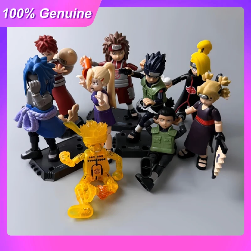 

100% натуральная Blokees Blockman Naruto Star Edition Gv-03 Series 3, слепая коробка Uzumaki Naruto Sasuke, скрытая коробка, подарки на день рождения