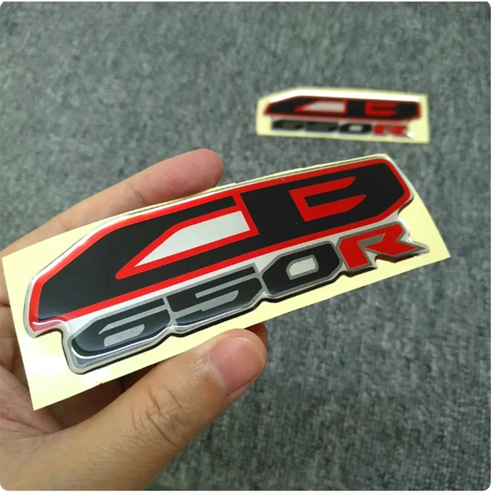 

Tank Pad Protector Motorcycle Stickers Fuel For Honda CB650R CB 650R 3D Protection Emblem Logo Side Cover Font