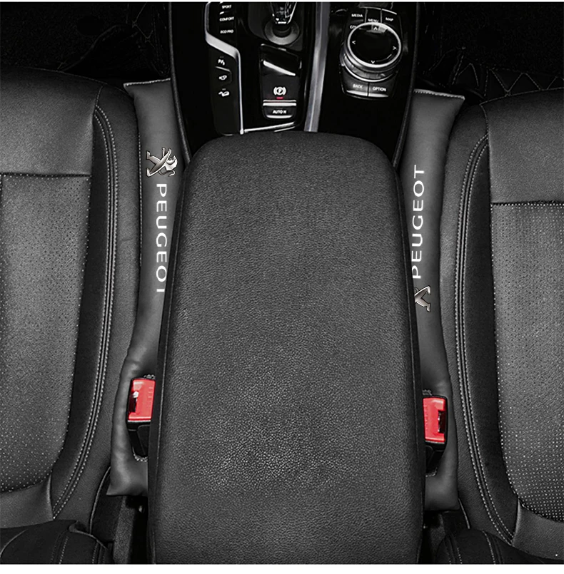 2 Stück Autositz-Lückenfüller, Seitennaht-Dichtungsstreifen für Peugeot 208 3008 308 2008 207 107 508 406 407 307 206 4008 – Detail 13
