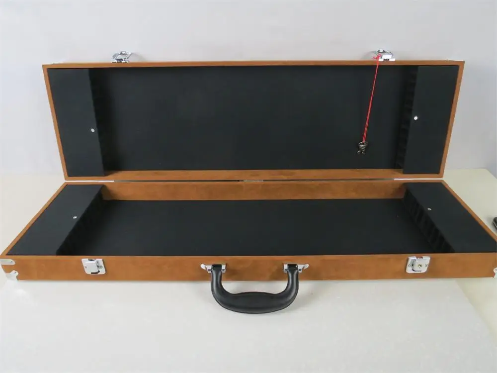 

Brown violin bow case for 24 bow holders.waterproof cloth