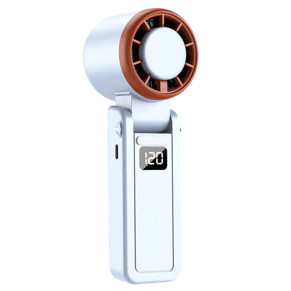 Rechargeable Handheld Fan with 120 Speed Options and 3600mAh Battery for Hot Weather with 8 m/s Turbo Airflow Performance