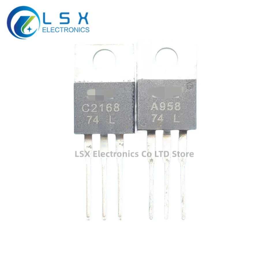 New Original 10Pairs(20PCS) 2SA958 A958 + 2SC2168 C2168 OR 2SA957 + 2SC2167 TO-220 Silicon PNP And NPN Power Transistors