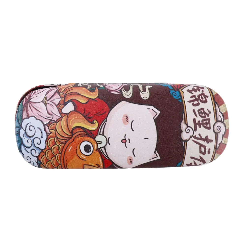 

Portable Women Square Eyewear Protector Containers PU Leather Glasses Box Eyeglass Hard Box Reading Glasses Case Spectacle Case