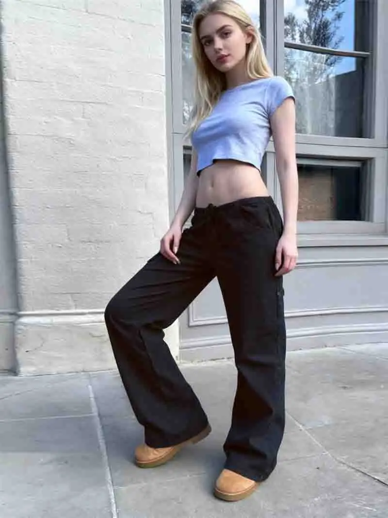 السراويل البضائع النسائية سيدة أربعة مواسم القطن الساتان مكبل عالية الخصر نادي الحفلات شيك لامعة الترتر بريق مصقول الطيات