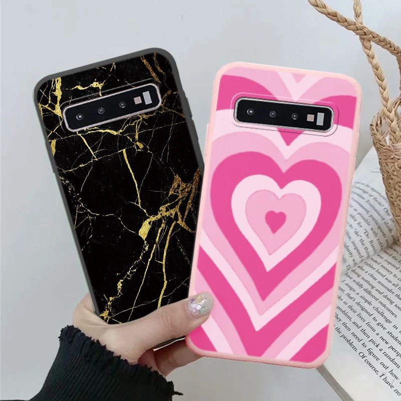 Para Samsung Galaxy A10 A11 A20 A20S A20e A21S A30 A40 M10A M11 S9 Plus S9 S10 S10e S10 Plus Popular funda de teléfono con mariposa brillante