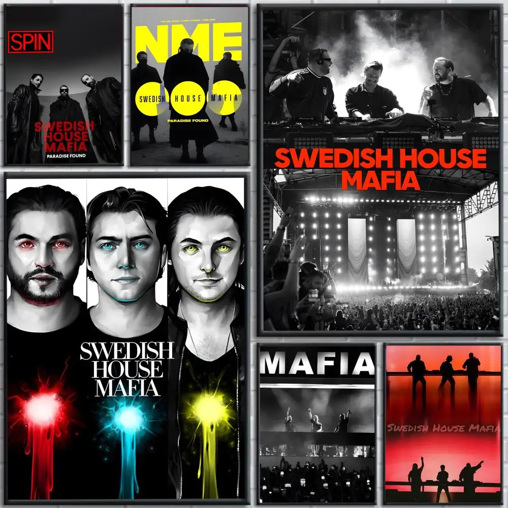 Póster artístico con impresiones de cantante de S-Swedish H-House M-Mafia, decoración para el hogar, dormitorio y sala de estar
