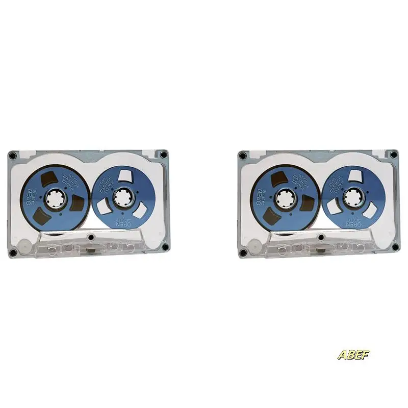 2X55-минутный пустой ленточный диск, двусторонний металлический маленький открытый диск, пустой кассетный диск, D