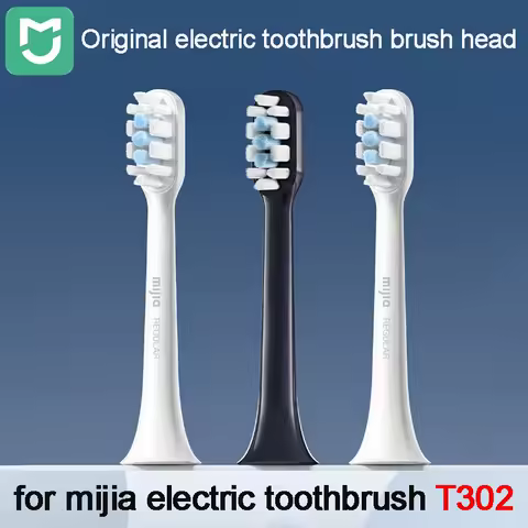 3pcs/6pcs Original MIJIA T302 Sonic Toothbrush Heads Teethbrush Replacement Heads Sonic Oral Hygiene Mi Oral Clean