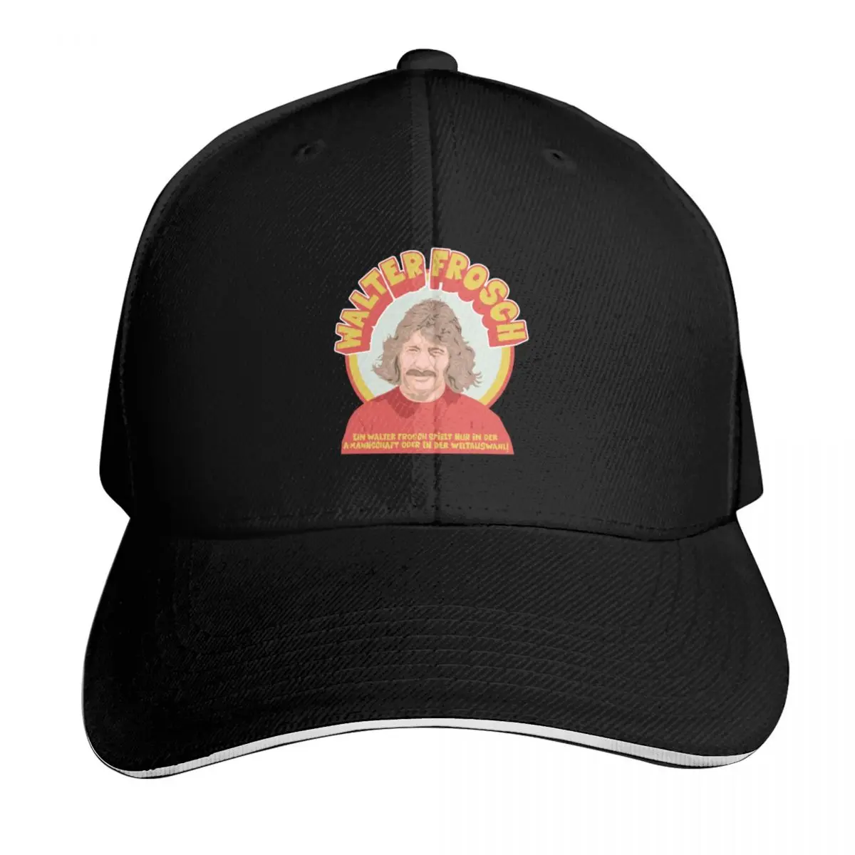 Walter Frosch - football legend - FCK Baseball Cap Sun Protection UPF 50+ Breathable Mesh Back Adjustable Buckle Closure