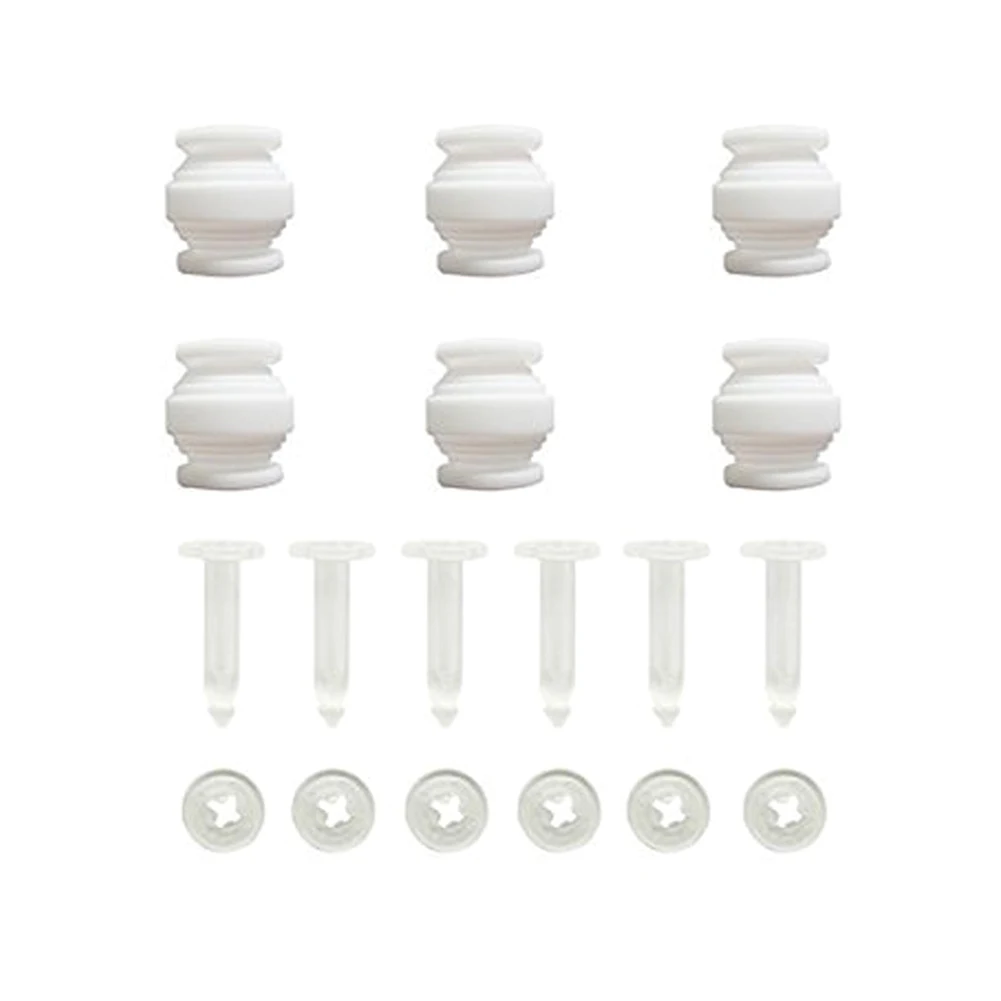 12pcs/set Gimbal Shock Absorption Damping Rubber Balls Buckle Pins Kit for DJI Phantom 3 Standard Professional Advanced Drone - view 6