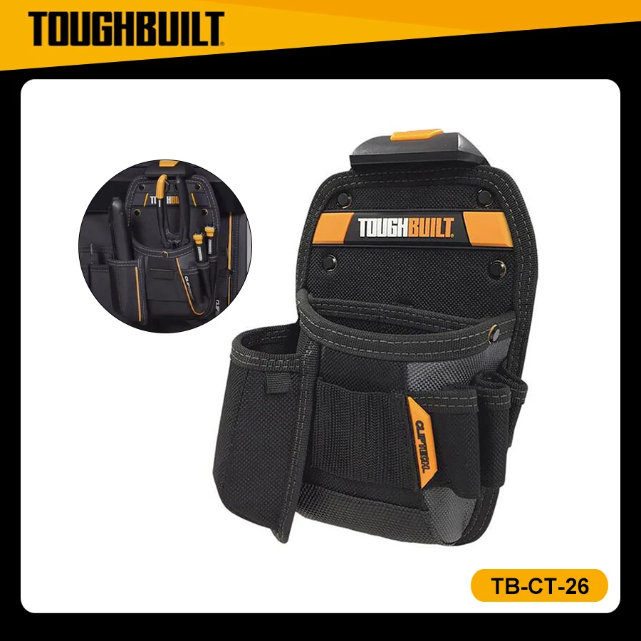 TOUGHBUILT TB-CT-26 Universal Pouch Utility Knife Pocket Multi Portable Storage Bag Toolkit Toughbuilt Tool Bag Tool Pouch