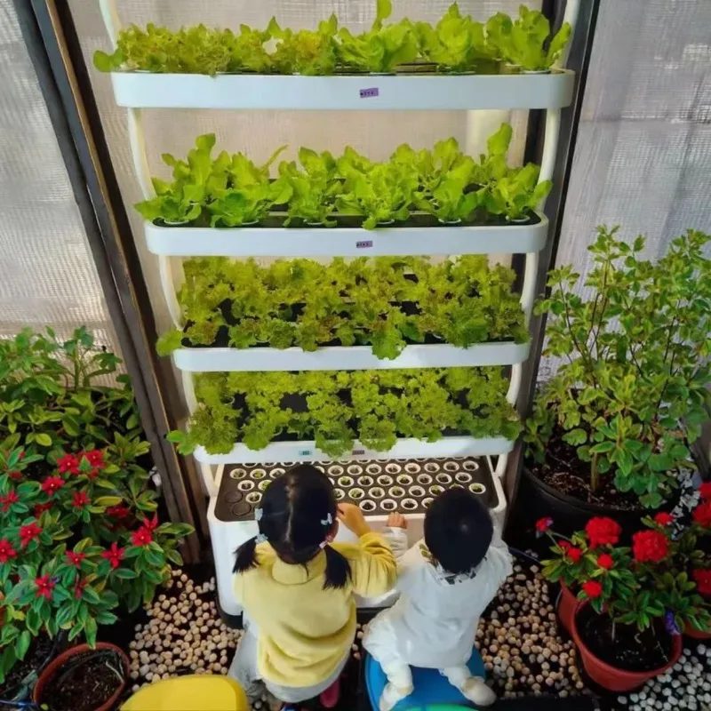 Hydroponic vegetable flower cabinet, indoor intelligent planter, soilless cultivation complete set of equipment