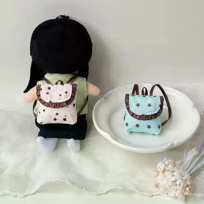 10-20cm Doll Backpack Model Mini Doll Dress Up Accessories Dollhouse DIY Decoration Pretend Play Toys