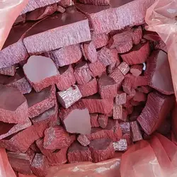 Natural Rough Stone Raw Ore Cinnabar Real Cinnabar Block Crystal Particles Written By Men and Women Couple Jewelry Pendant