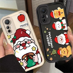 Miękkie etui Cute Father Christmas dla Xiaomi Mi 13T 12T 11T 13 12 11 Lite 5G NE POCO X6 X5 X4 GT X3 NFC F3 F4 F5 F6 M6 Pro 4G M5S