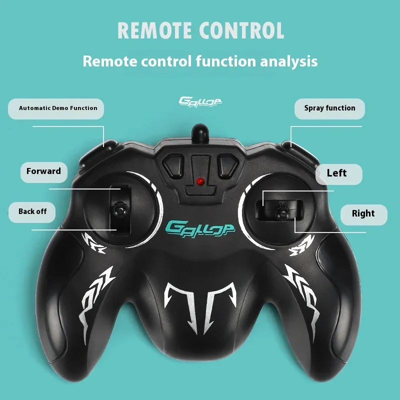 Drift High Speed Racing 2,4g Fernbedienung Auto Spray Musik Licht USB Lade Kinder Spielzeug Auto Kinder Geburtstag geschenk