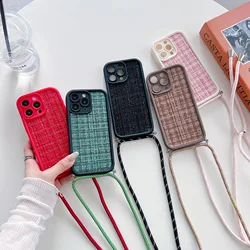 Lanyard Necklace Strap Cord Phone Case For Huawei Honor 200 Pro 100 90 80 70 60 50 40 8X 9X Magic 6 5 4 3 Soft Silicone Cover