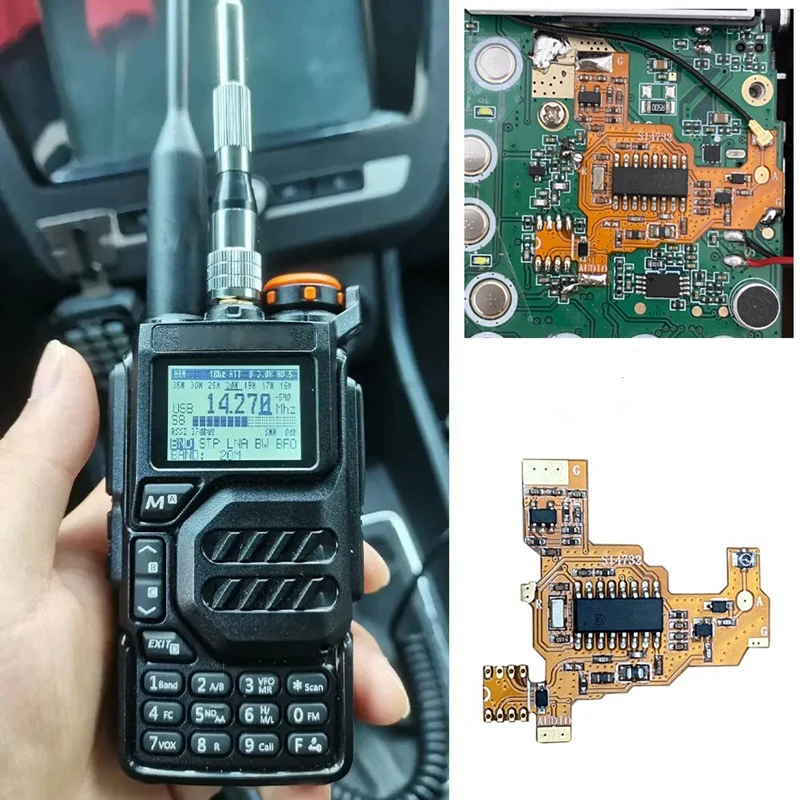 Modulo di modifica del componente dell'oscillatore a cristallo e Chip SI4732 per la versione FPC Uvk5/K6 PLUS per Quansheng UV-K5 UV-K6