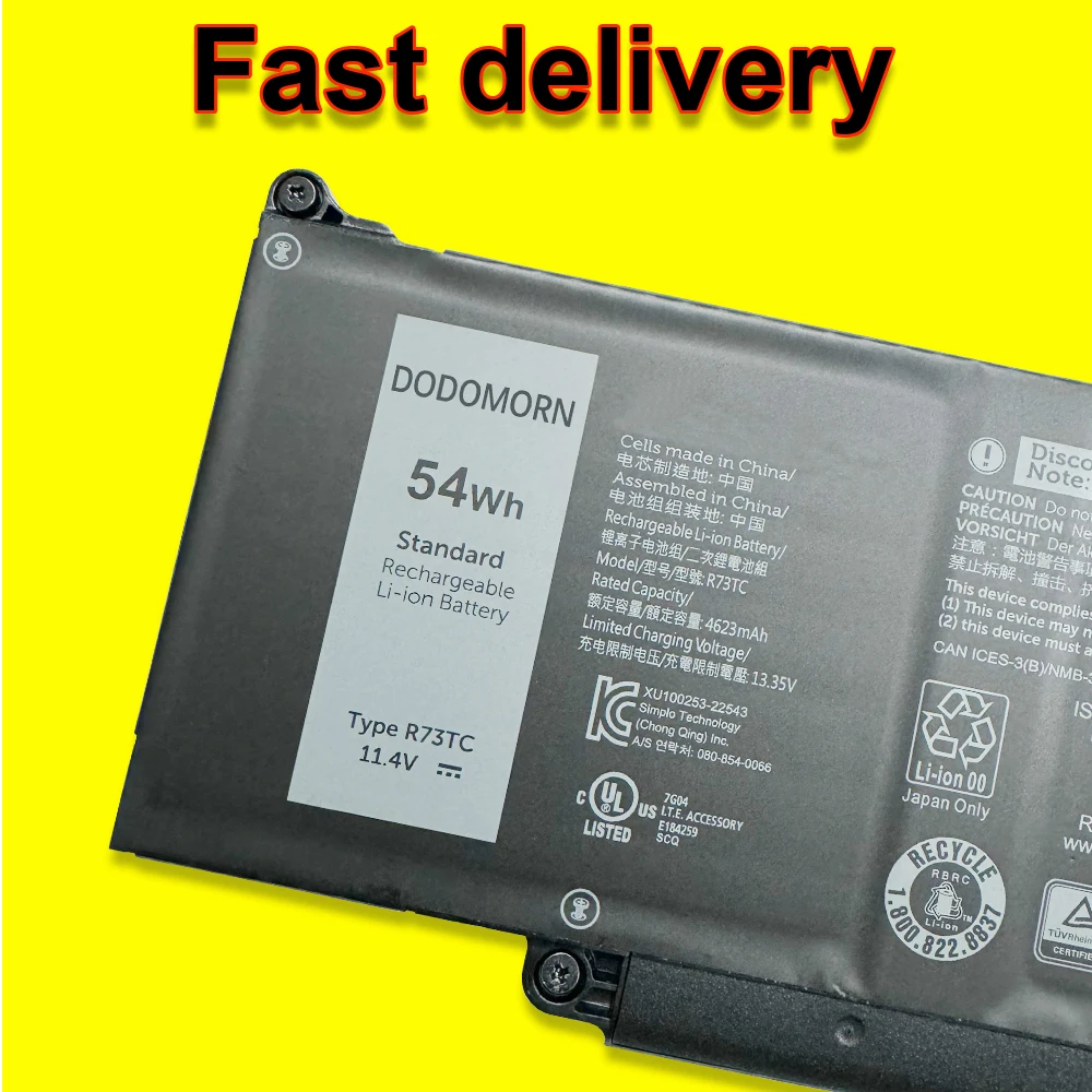 

NEW R73TC Battery For Dell Latitude 3440 5440 3340 3540 5540 5340 3440 5350 5440 Precision 3480,3580 2-in-1 GRWKG DR02P GTG7N