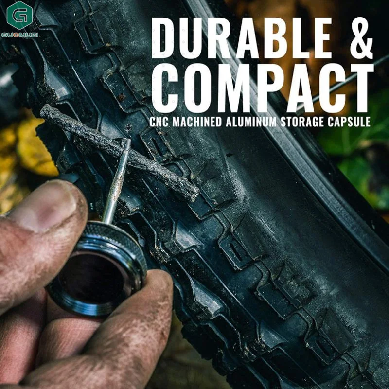 

Портативный велосипедный комплект для ремонта бескамерных шин, дрель для шин, срочный клей для ремонта, резиновая полоса, обслуживание велосипеда, прокол шоссейного велосипеда