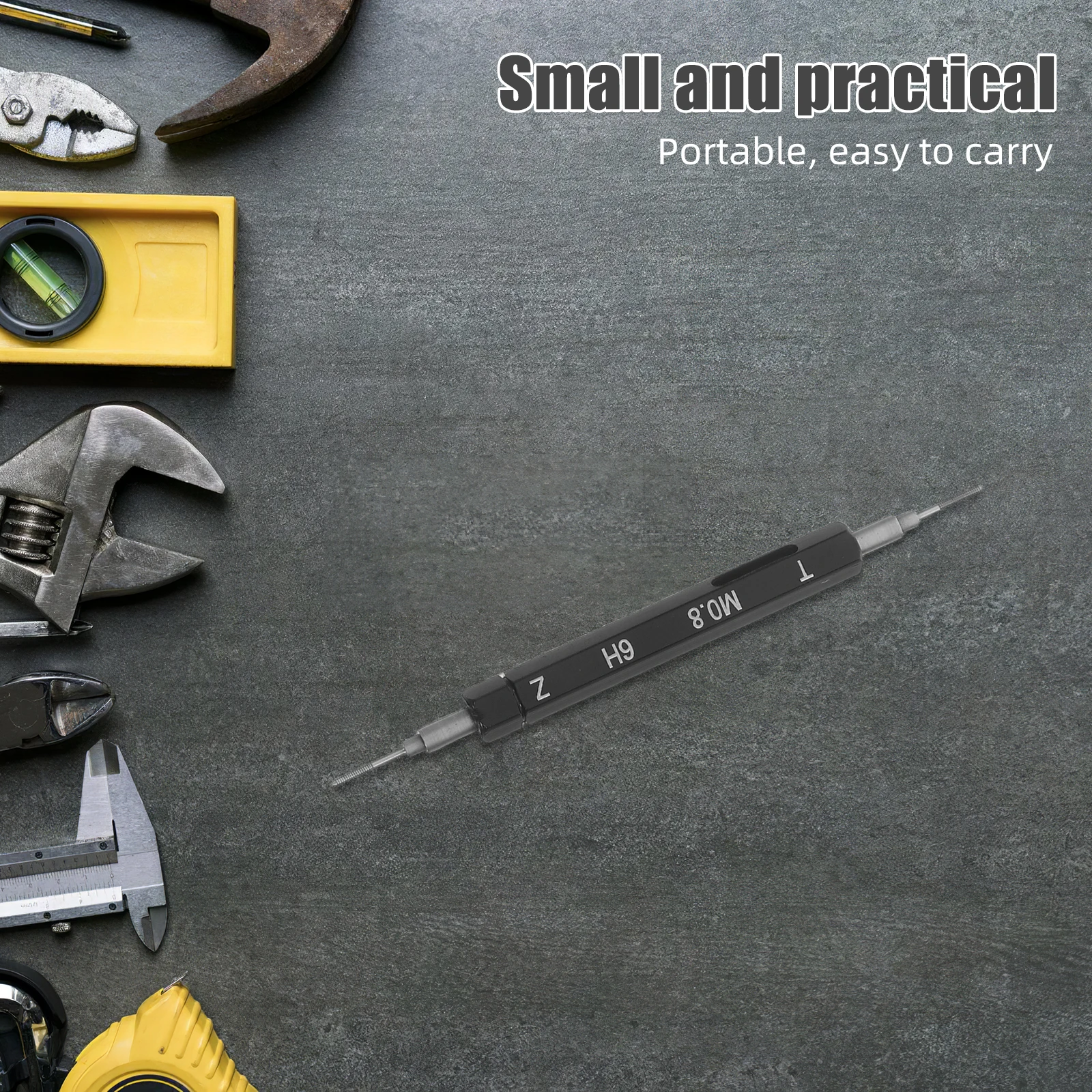 

DIY Thread Gauge Industrial Measuring Tool Screw Checker Metal Pitch Bolt Nut Fine Teeth