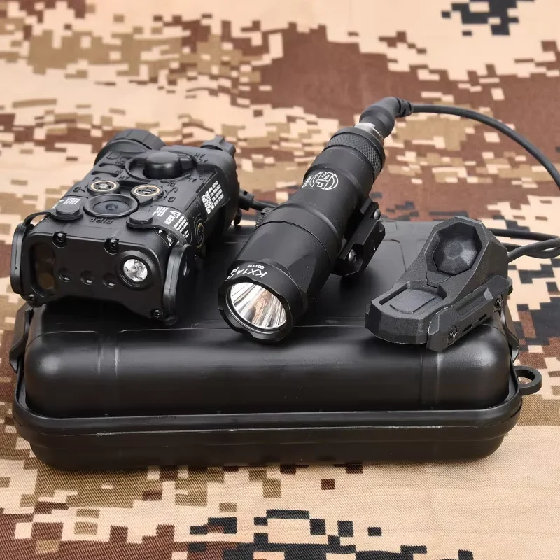 WADSN NGAL Red Green Blue Dot Laser Tactical Surefir M300A M600C Hunting Scout Light With AXON Dual Control Switch Fit 20MM Rail