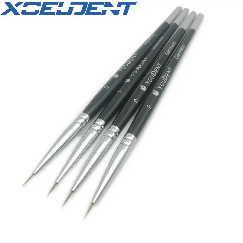 4pcs Dental Porcelain Brush Pen Dental Technician Tools Lab Supplies Detist Tools