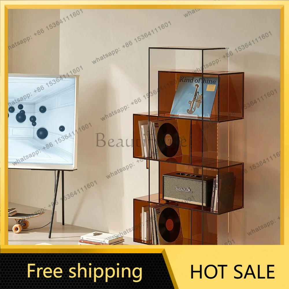 Factory Direct Floor Placement Cabinet Storage Rack Entrance Acrylic Wall Multi-layer Display Rack