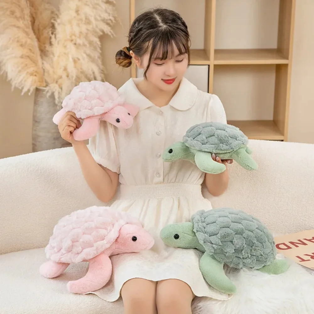 

Green Cute Turtle Stuffed Animals Plush Pink Sea Turtle Plush Toy Cartoon Animal 28/38cm Tortoise Pillow Plush Doll