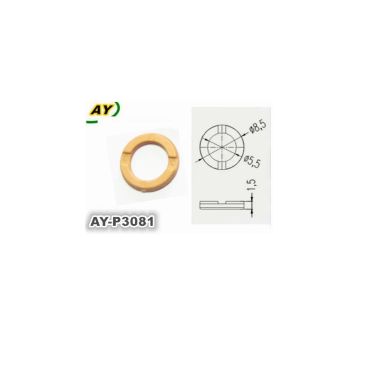 500Pieces GDI Fuel Injector Plastic Retainer 8.5*5.5*1.5mm for  ML3E-9G929-EA For 2021-2024 Ford F-150 2.7L Bronco 2.7L 6 Cyl