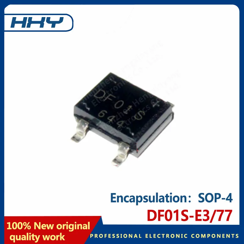 10PCS DF01S-E3/77 package SOP-4 bridge rectifier